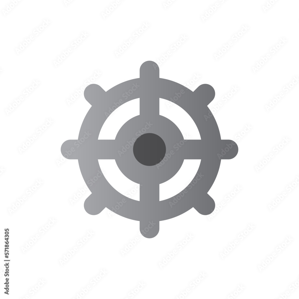 rudder two tone gradient icon rudder two tone gradient icon