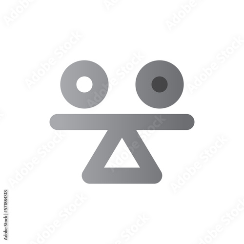 stability two tone gradient icon