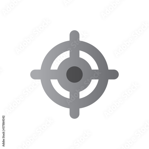 target two tone gradient icon