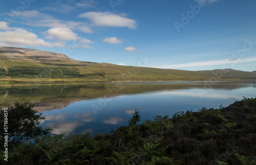 Landscape of the Assynt region, Scottish Highlands, UK