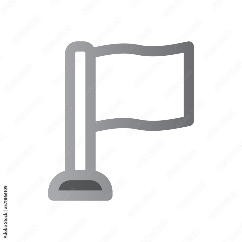 flag two tone gradient icon flag two tone gradient icon