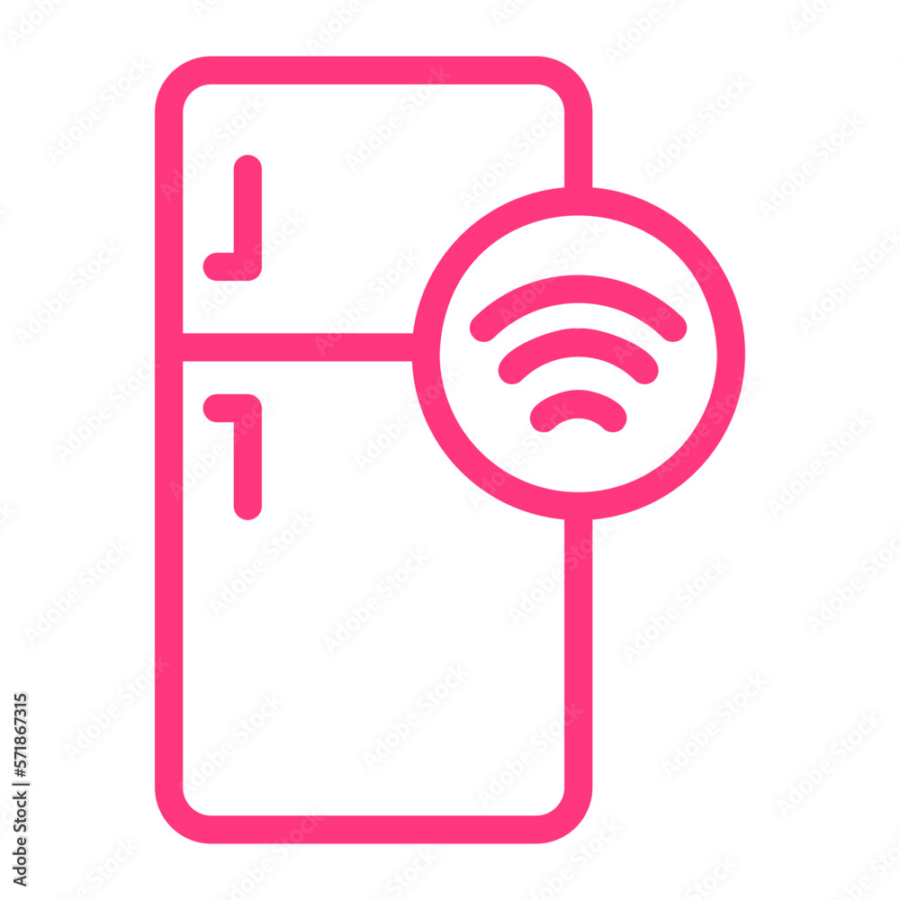 smart fridge gradient icon smart fridge gradient icon