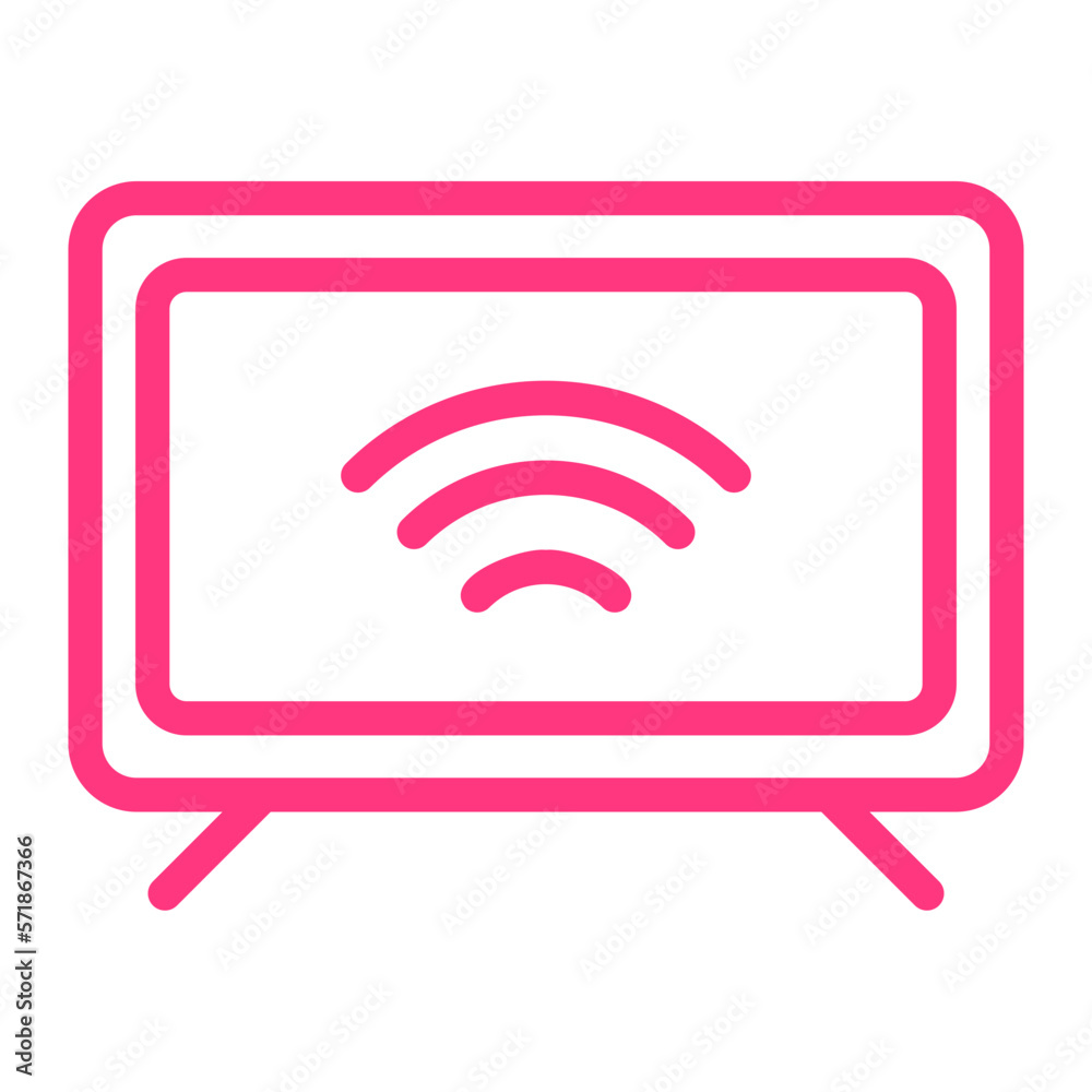 smart tv gradient icon