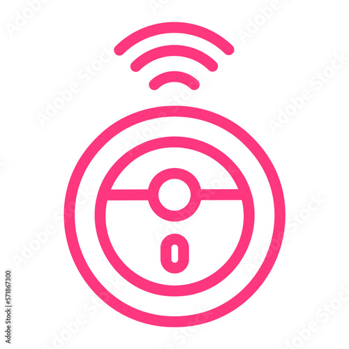 robot vacuum cleaner gradient icon