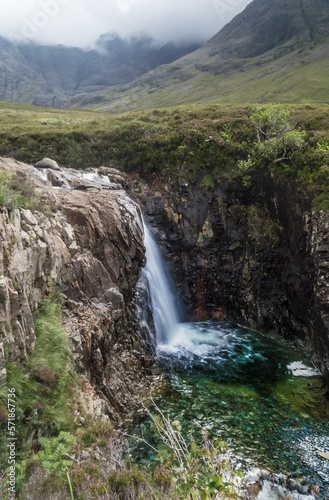 Amazing landscape of the Isle of Skye  Scottish Highlands  UK