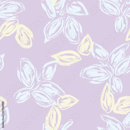 Abstract Floral Seamless Pattern Design