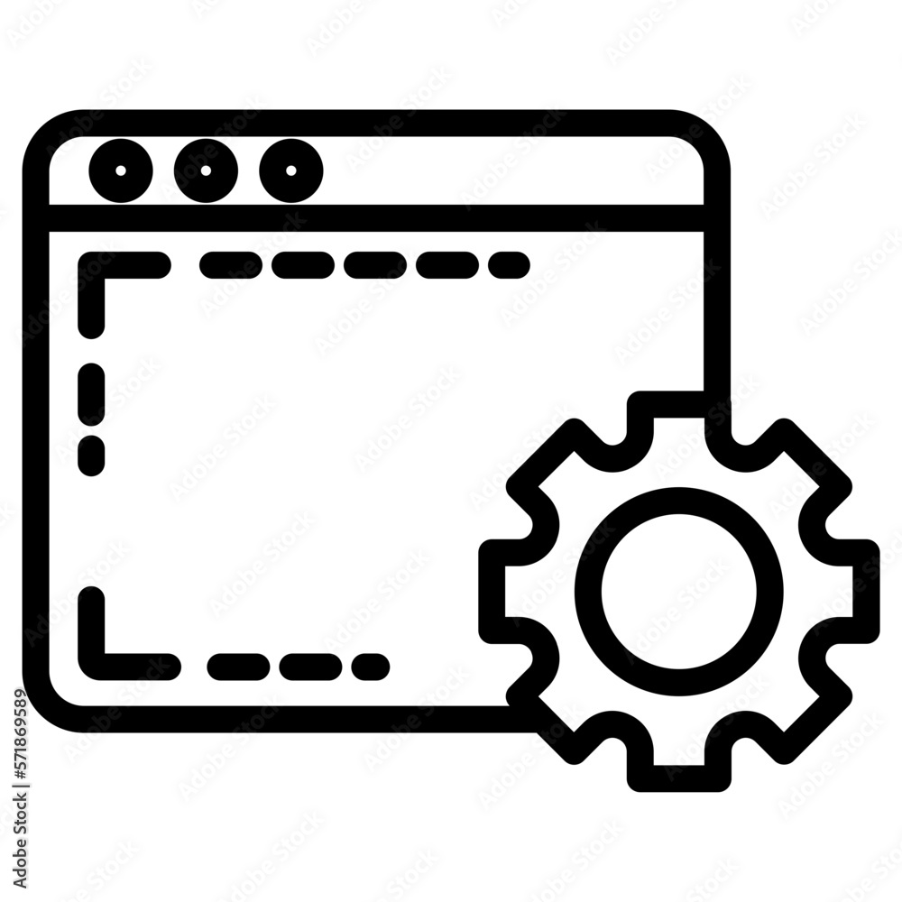 web settings icon