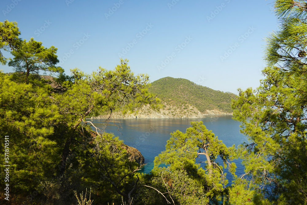 The panorama from the Lycian Way, Turkey