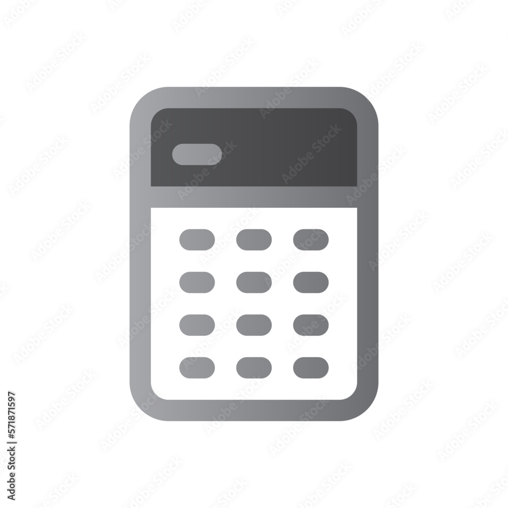 calculator two tone gradient icon calculator two tone gradient icon