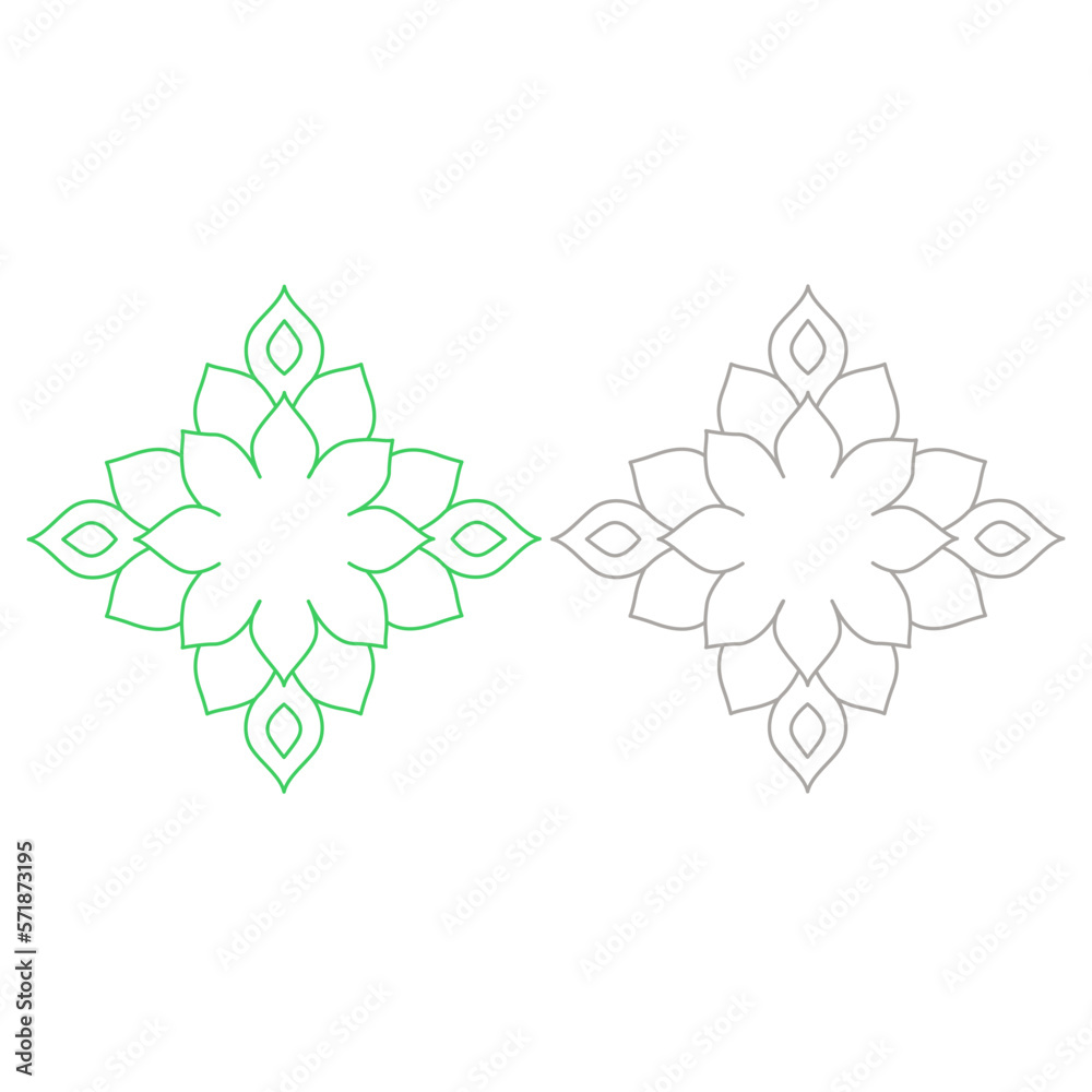 Ornamental Mandala Set Sign, Symbol, Logo Vector Ornamental Mandala Set Sign, Symbol, Logo Vector