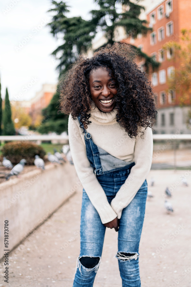 Cool Afro Woman Portrait Cool Afro Woman Portrait