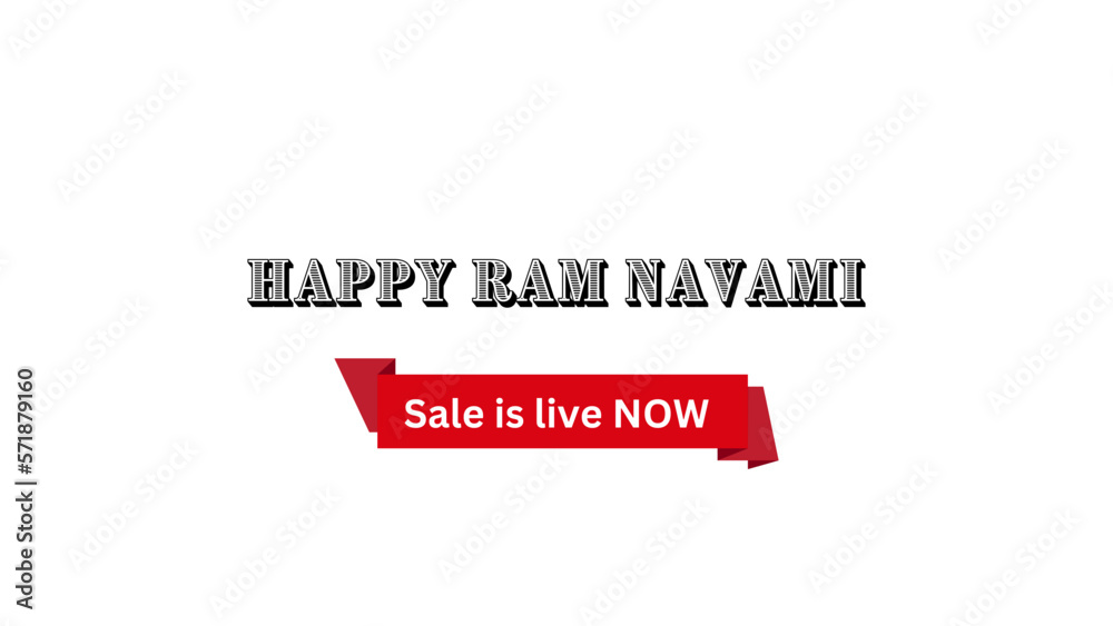 Happy Ram Navami Wish with Sale is live now banner Happy Ram Navami Wish with Sale is live now banner