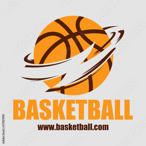 logo basket design dynamique