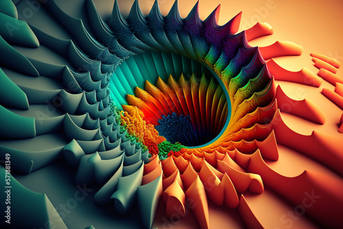 rainbow colors  colorful  bright colors  abstract  surreal  generative ai