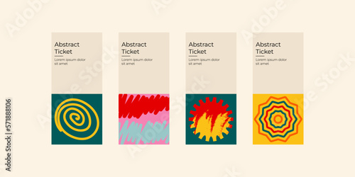 Geomertry Design Figure Abstract Bauhaus Banner Creative Square