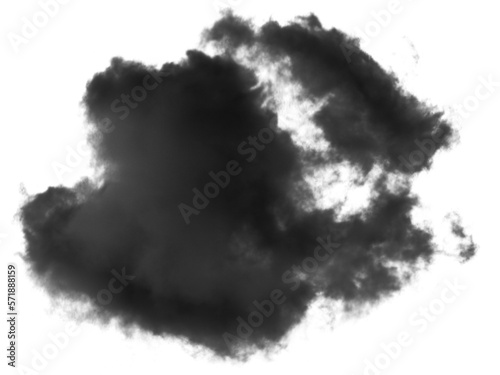 Cloud, fog, or smoke isolated on transparent background. Royalty high-quality free stock PNG image of white cloudiness, clouds, mist or smog overlays on transparent backgrounds for design