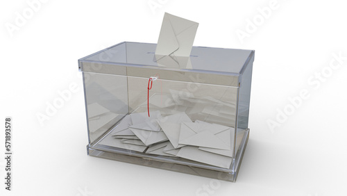 Urna electoral PNG elecciones