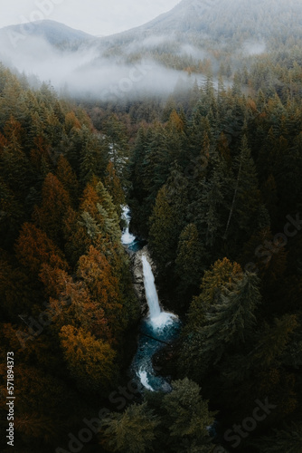 cascade falls in BC  Canada