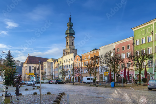 Town square, Burghausen, Germany