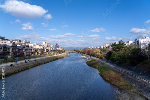 京都府 鴨川風景