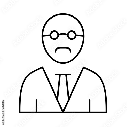 gentleman Vector Icon easily modified

