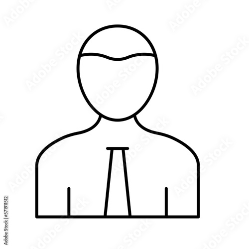 gentleman Vector Icon easily modified



