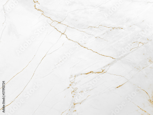 White and gold marble grunge texture crack pattern background. 