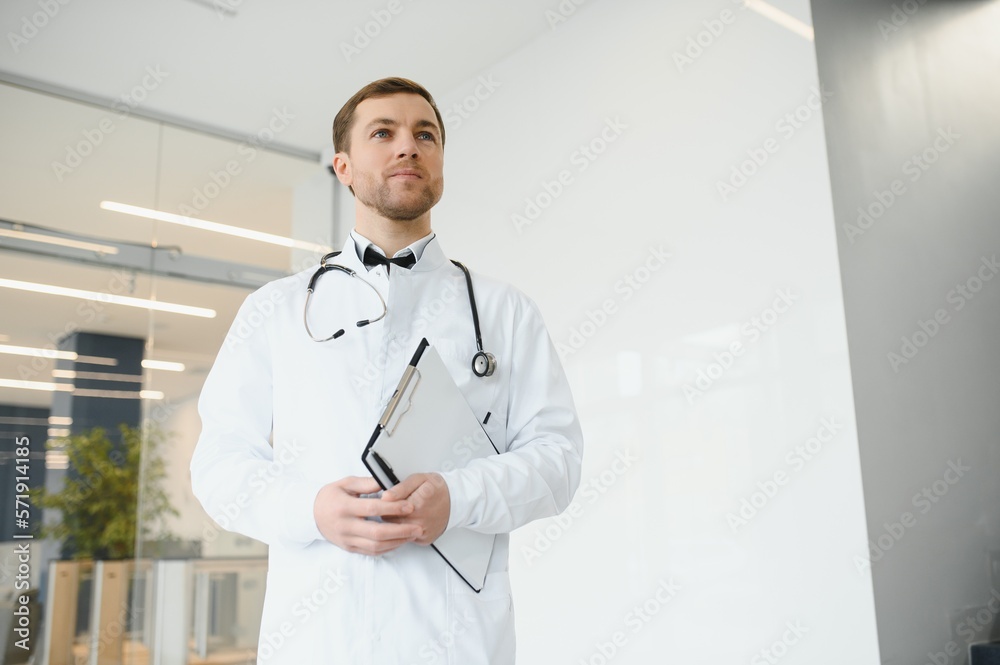 male medical doctor portrait in hospital
