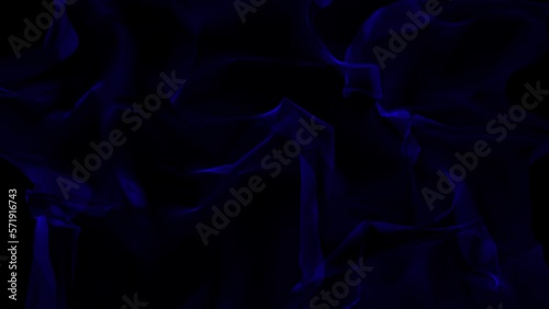Abstract Design Background_Fractal_Silk_FlowupA_loop_blue