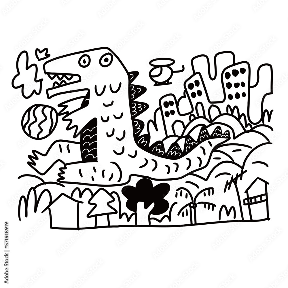 Obraz premium doodle art