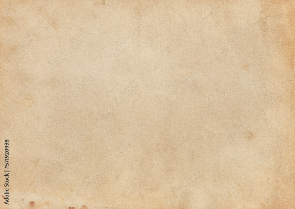 Fototapeta premium Old brown paper background. Retro image