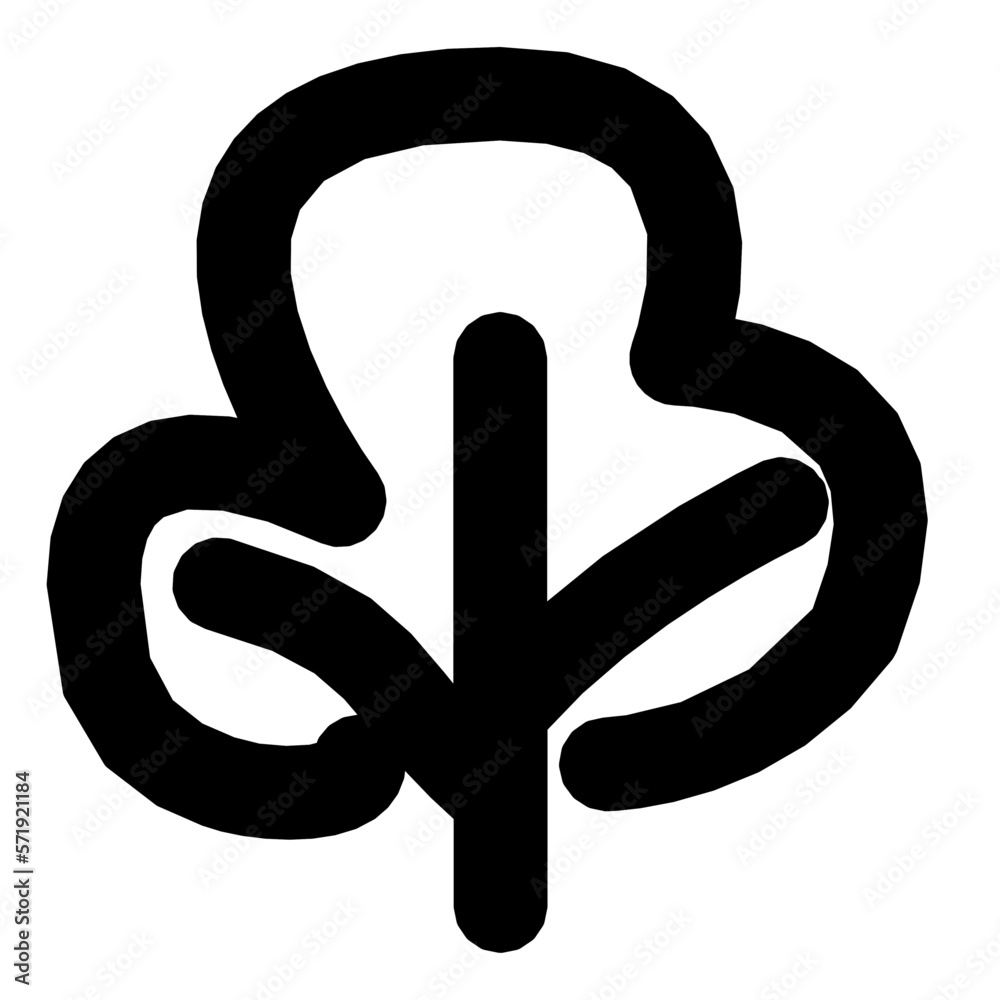 Icon design  doodle nature element