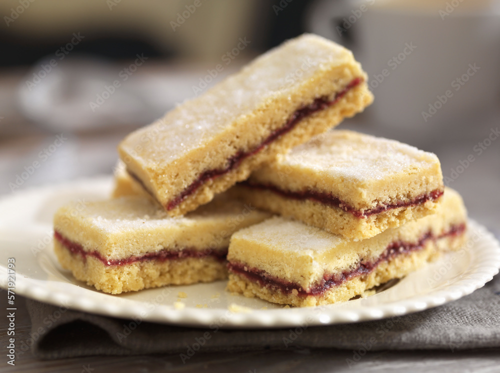 Shortbread with jam Shortbread with jam