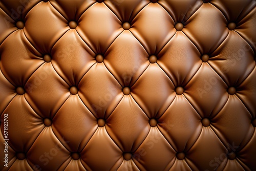 capitone tufted textile leather background AI generated