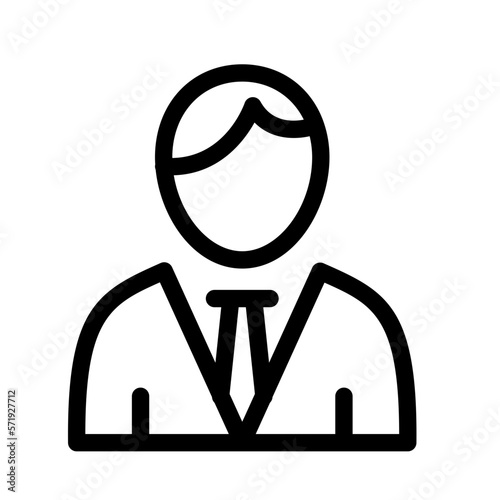 Bank assistant Vector Icon easily modified

