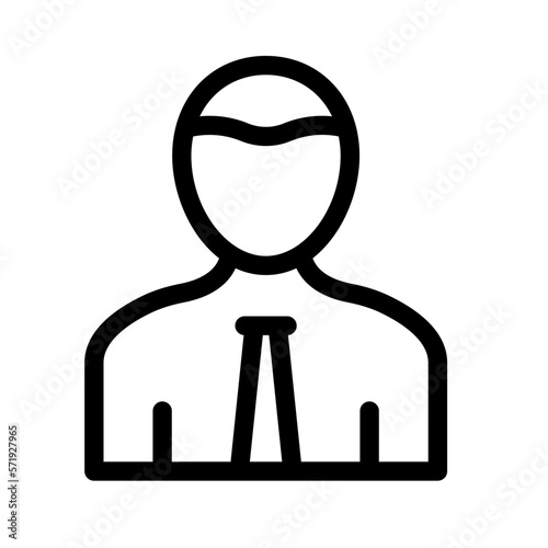 Accountant Vector Icon easily modified
