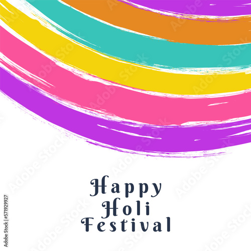 Happy Holi Festival background design for poster and flyer.
