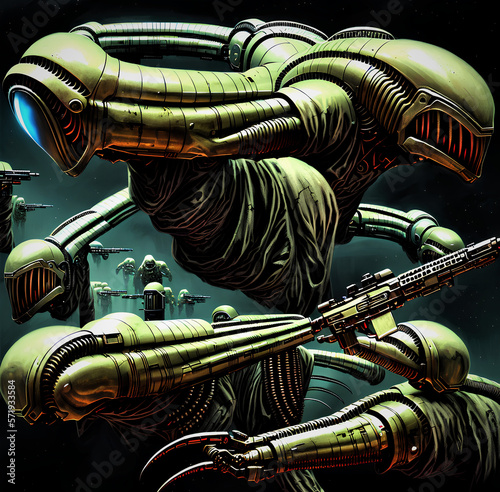 Advance alien life-form hyped before an inter-galactic usurpation. Created from the most omniums part of imagination. where usurpation is the meaning of life.