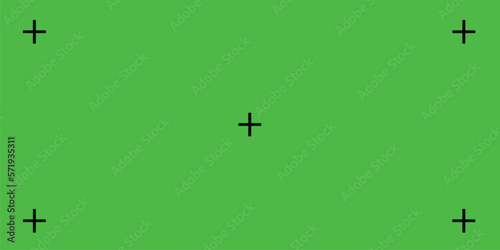 Creative vector illustration of green screen background, VFX motion