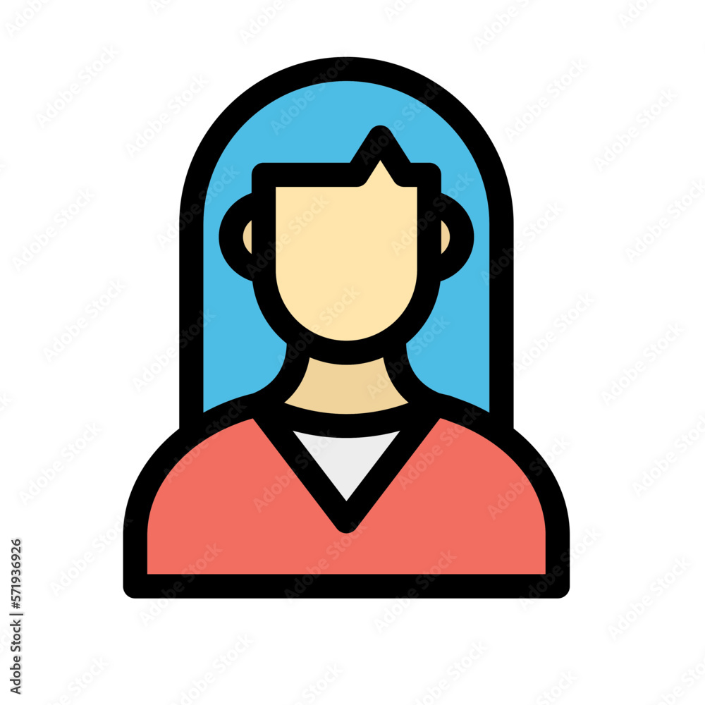 Lady Vector Icon easily modified
Lady Vector Icon easily modified