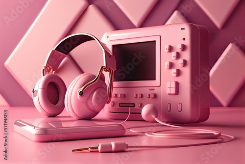 Pink Gamers kit with headph...