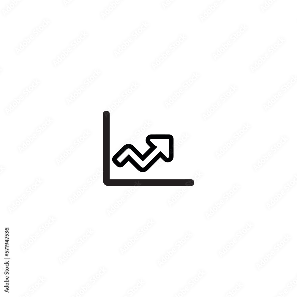 Chart icon. Simple style economy poster background symbol. Chart brand logo design element. Chart t-shirt printing. vector for sticker. Chart icon. Simple style economy poster background symbol. Chart brand logo design element. Chart t-shirt printing. vector for sticker.