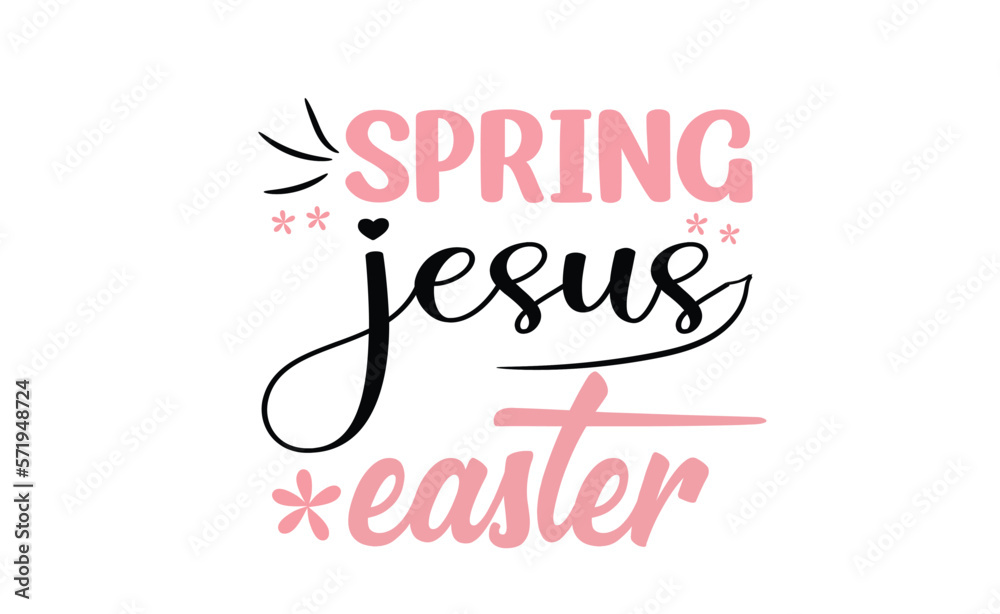 spring jesus easter svg
