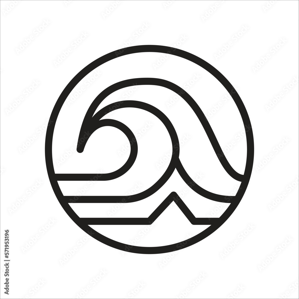 Vector illustration surfing theme badge design. For t-shirt prints posters stickers and other uses. Vector illustration surfing theme badge design. For t-shirt prints posters stickers and other uses.
