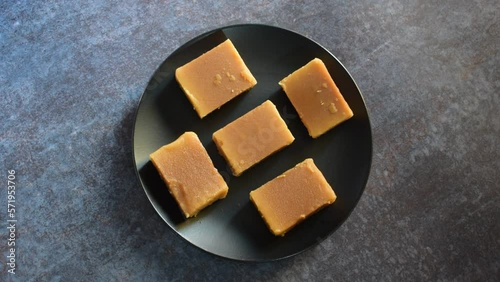 Mysore Pak Indian traditional sweet