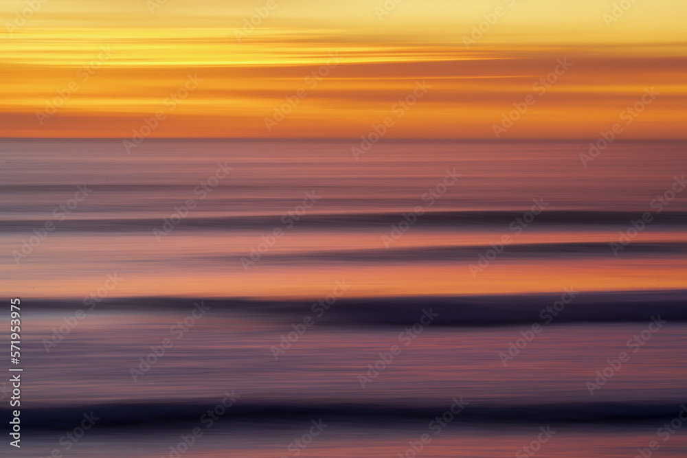 Waves at Sunset