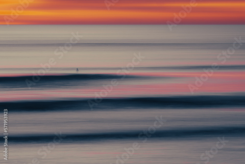 Waves at Sunset