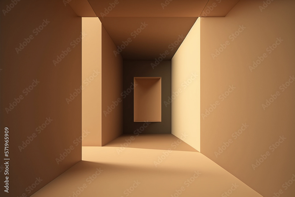 3d render of an empty room with perspective 3d render of an empty room with perspective