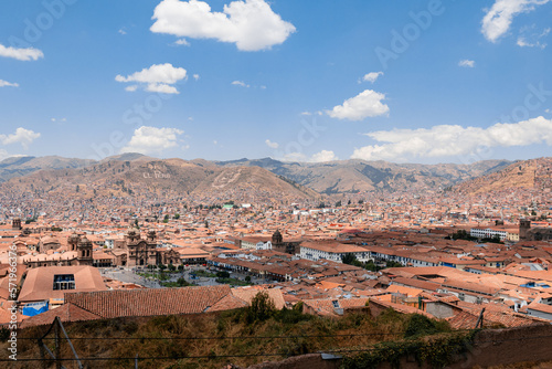 Beautiful landscape of Peru Cusco