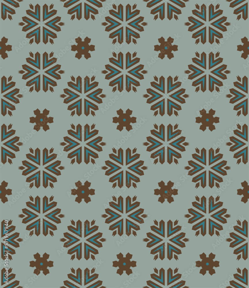 Abstract tileable geometric pattern. A seamless background, vintage texture.	